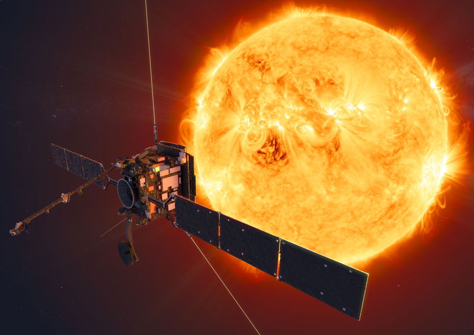 Solar Orbiter flyger genom kometsvans på vägen mot solen