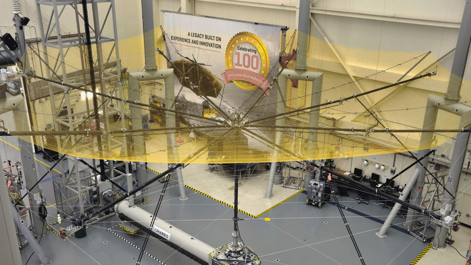 Satelliten Biomass i renrum